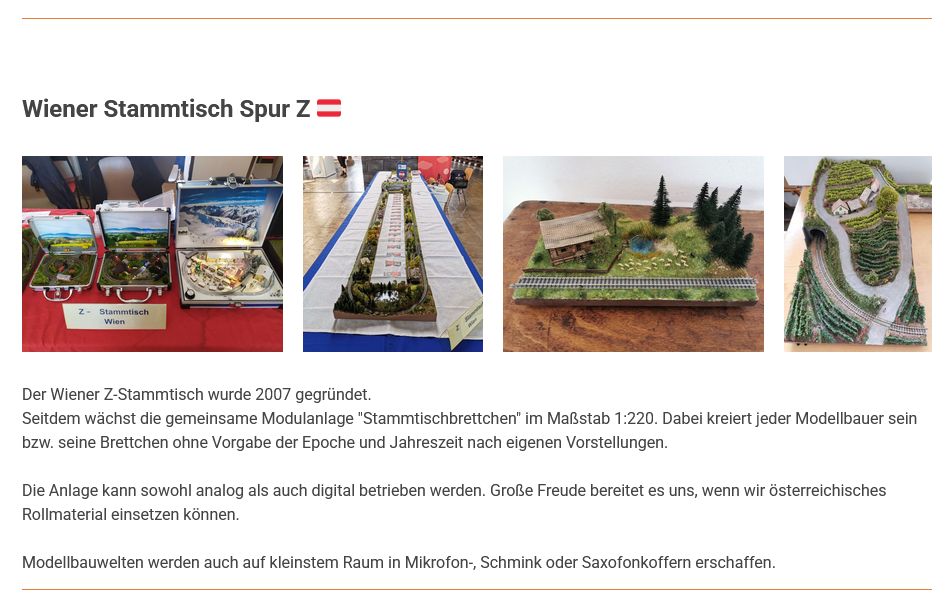 Modellbautage Tulln - 'Wiener Z-Stammtisch'